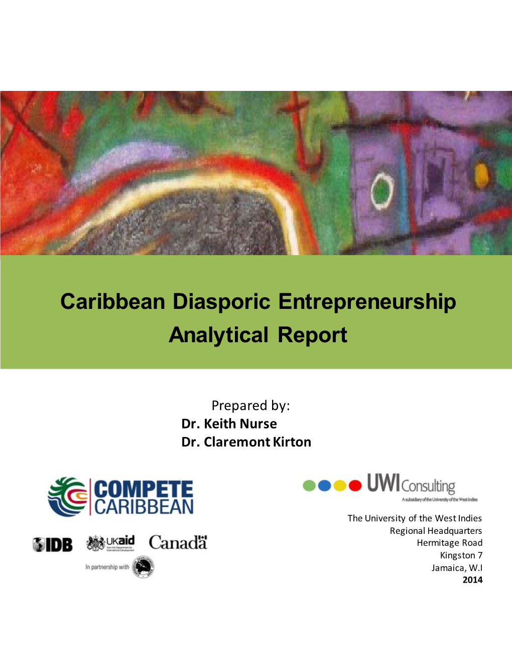 Caribbean Diasporic Entrepreneurship Analytical Report