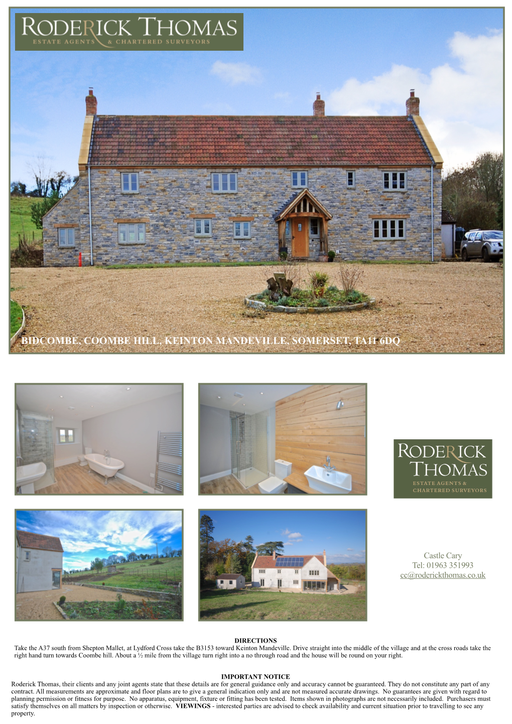 Bidcombe Brochure