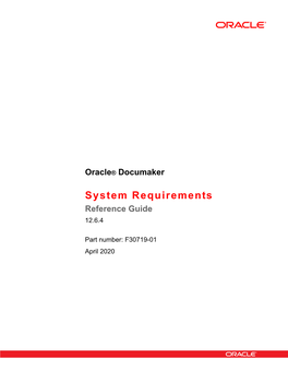Oracle Documaker System