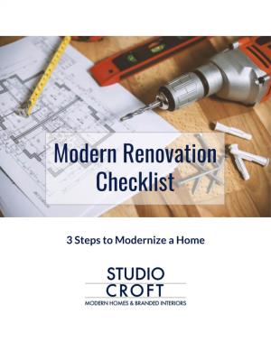 3 Steps to Modernize a Home