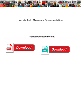 Xcode Auto Generate Documentation