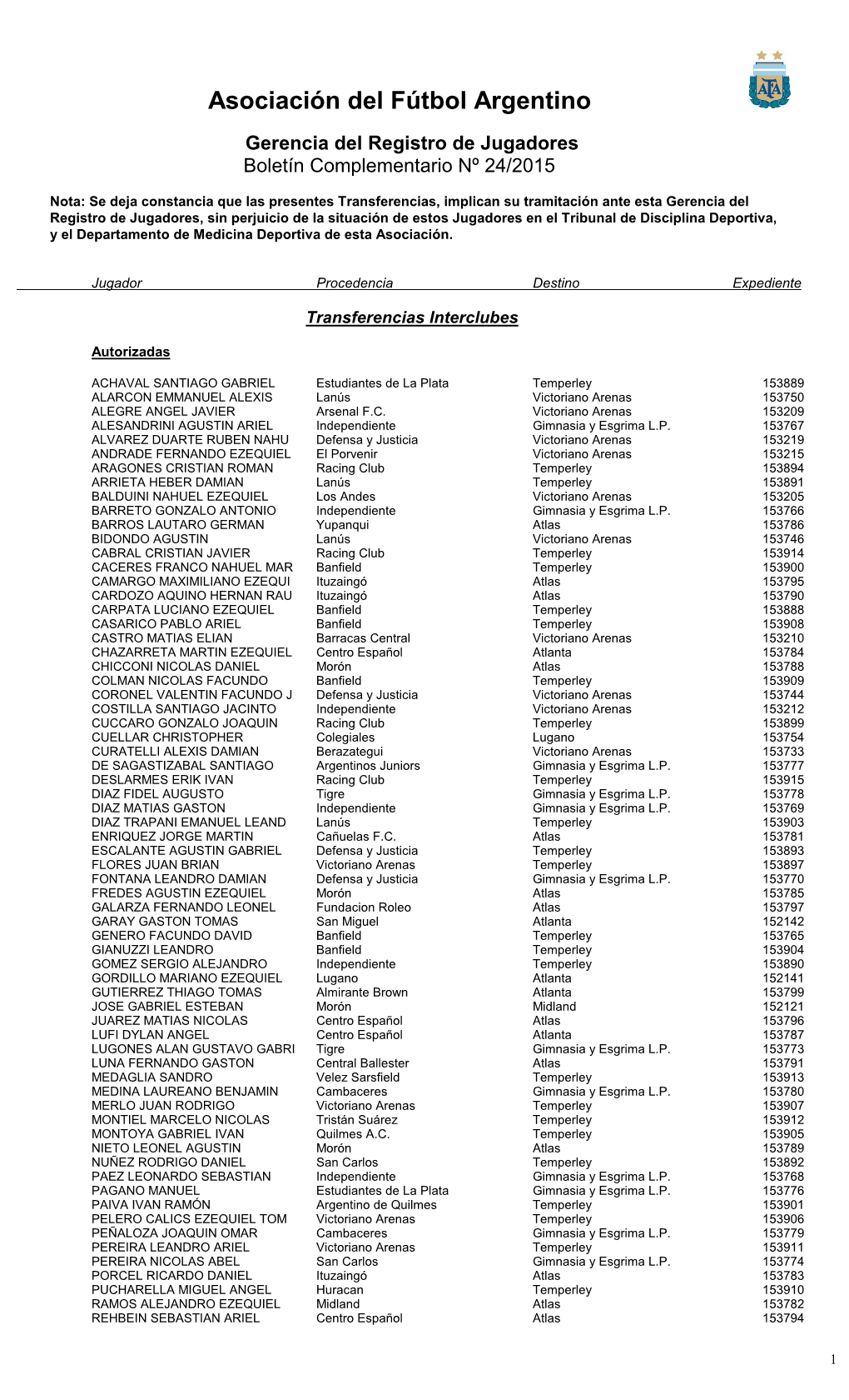 Boletin Jugadores 24-2015