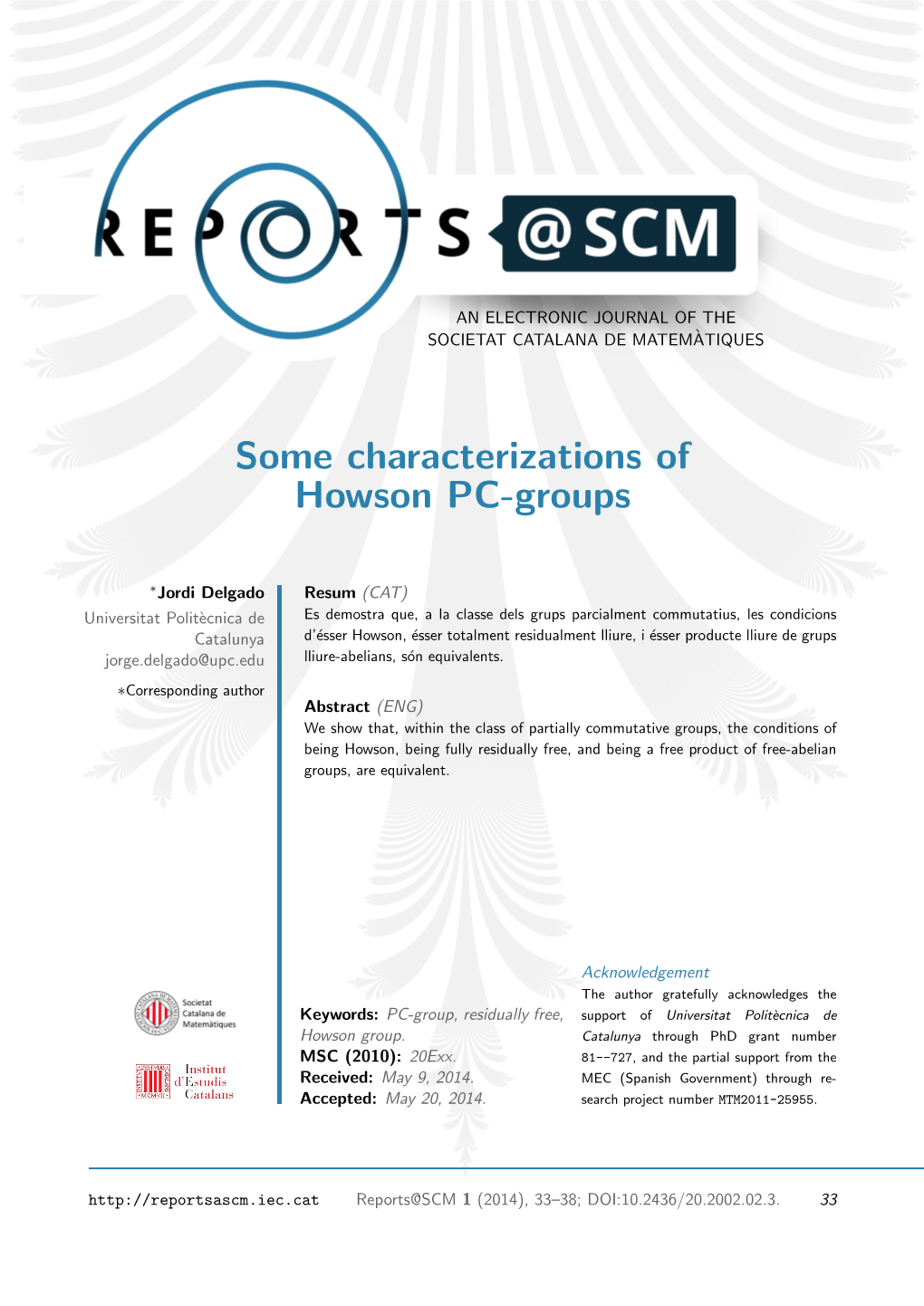 Some Characterizations of Howson PC-Groups