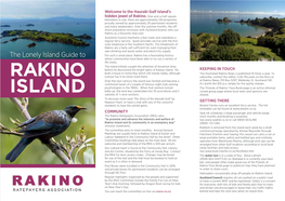 Lonley Island Guide to Rakino Island