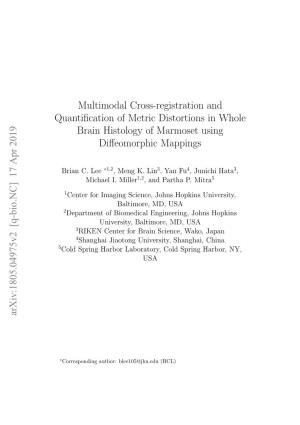 Multimodal Cross-Registration and Quantification of Metric Distortions