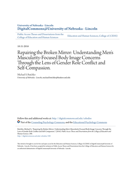 Understanding Men's Muscularity-Focused Body Image Concerns Through the Lens of Gender Role Conflict and Self-Compassion