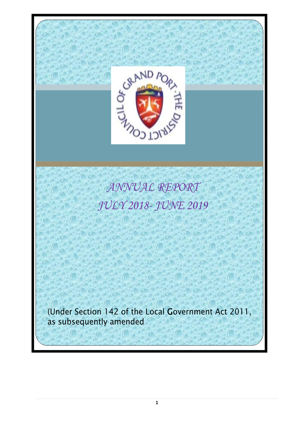 Annual Report July 2018 – June 2019