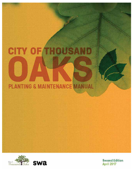 City of Thousand Oaks Planting & Maintenance Manual