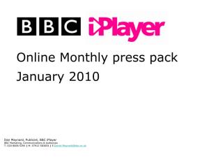 Online Monthly Press Pack January 2010