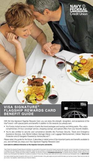 Visa Signature® Flagship Rewards Card Benefit Guide