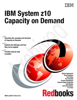 IBM System Z10 Capacity on Demand