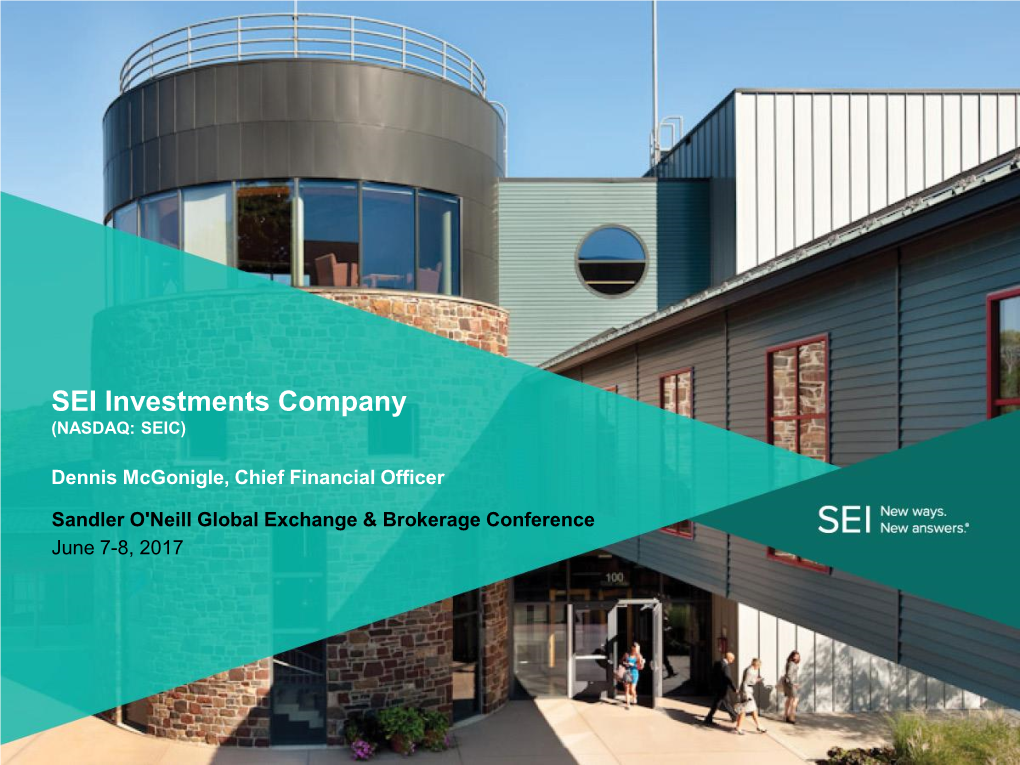 SEI Investments Company Investor Presentation