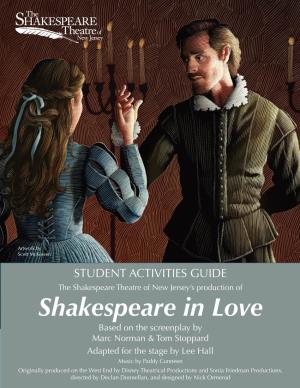 SHAKESPEARE in LOVE: Student Activities Guide