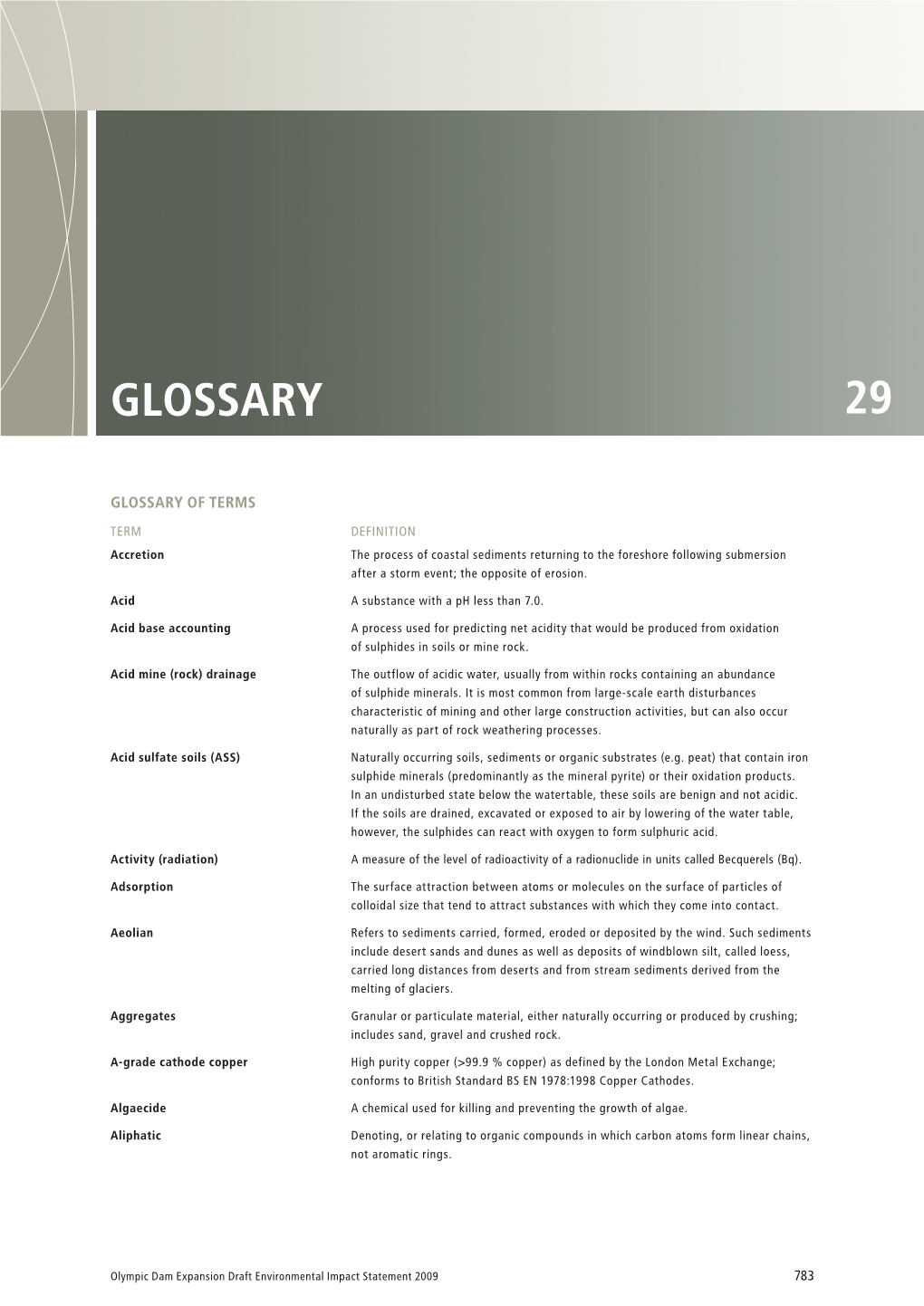 29 Glossary 29