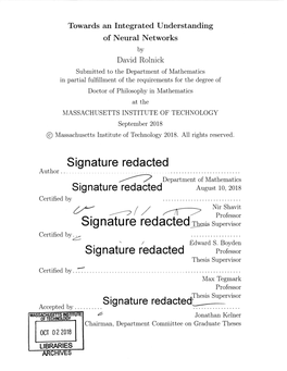 Signature Redacted Author