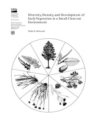 Diversity, Density, and Development of Early Vegetation in a Small Clear-Cut Environment