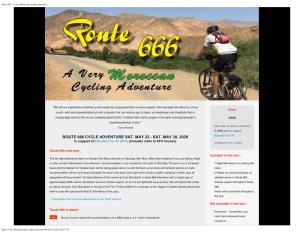 Route 666 - a Very Moroccan Cycling Adventure