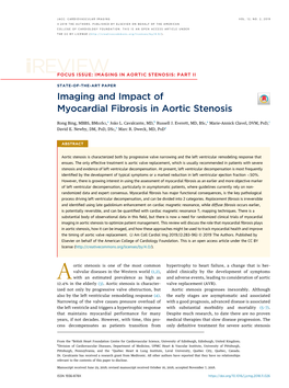 Imaging and Impact of Myocardial Fibrosis in Aortic Stenosis