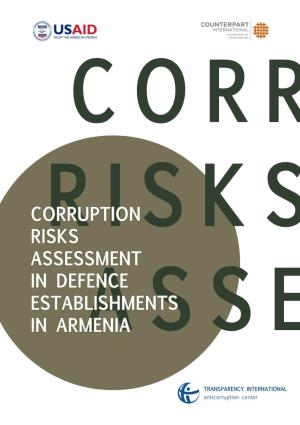 Corruption Risks Assessment in Defence Establishments in Armenia
