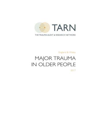 Major Trauma in Older People