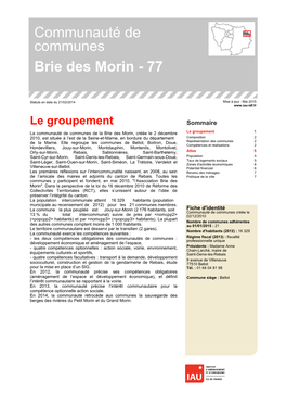 Communauté De Communes Brie Des Morin - 77