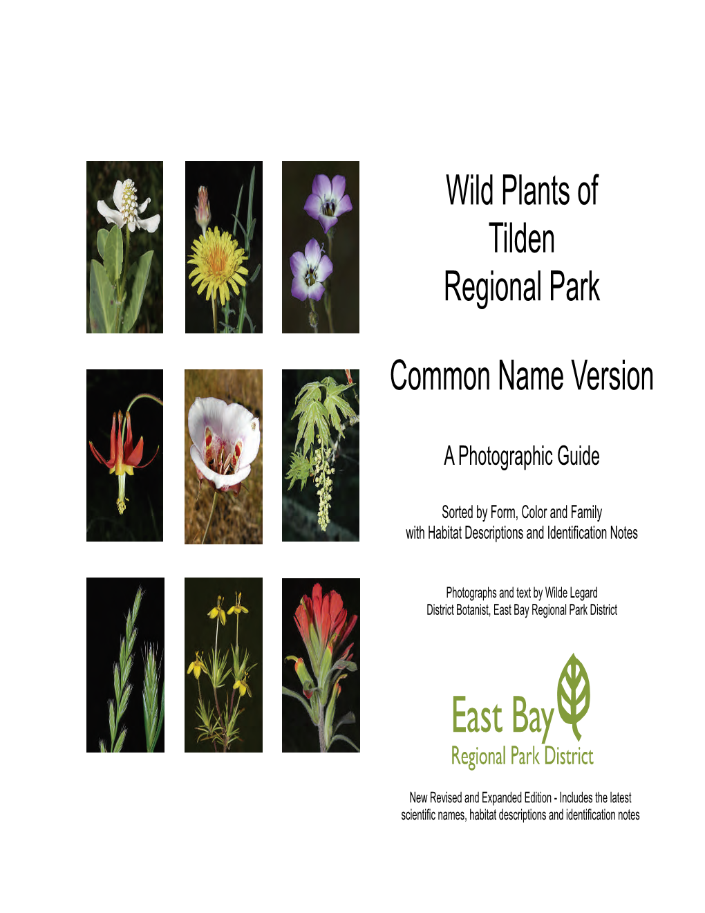 Wild Plants of Tilden Regional Park Common Name Version