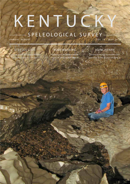 Kentucky Speleological Survey Annual Report Vol 18 / Mar 2019