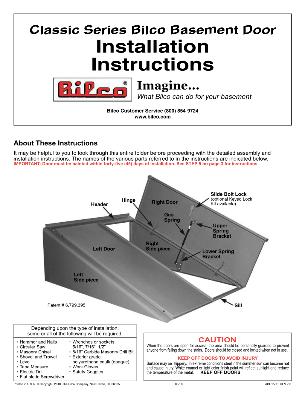 Classic Series Bilco Basement Door Installation Instructions Imagine