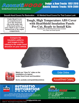 Tough, High Temperature ABS Cover with Heatshield Insulation Panels