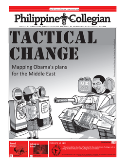 Mapping Obama's Plans for the Middle East Illustration by Nico Villarete Page Design By: Bianca Bonjibod Villarete Page Nico Illustration By