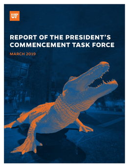 Commencement Task Force Report