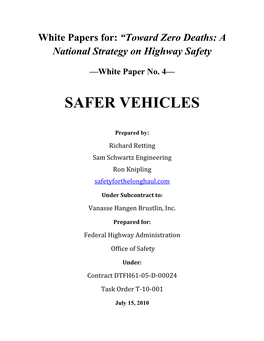 Safer Vehicles