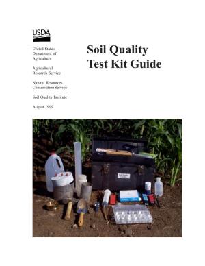 Soil Quality Test Kit Guide Is a Dynamic Document