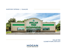 Investment Offering | $1,644,000 Dollar Tree
