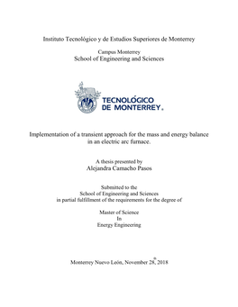 Instituto Tecnológico Y De Estudios Superiores De Monterrey School Of
