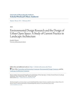 Environmental Design Research And