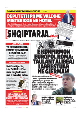 E Konfirmon Europol Roma