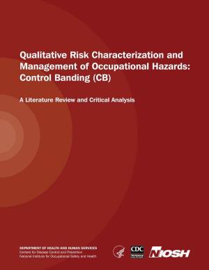 Qualitative Risk Characterization and Management of Occupational Hazards: Control Banding (CB) a Literature Review and Critical Analysis