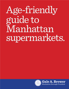 Age-Friendly Supermarket Guide