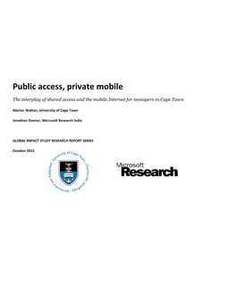 Public Access, Private Mobile