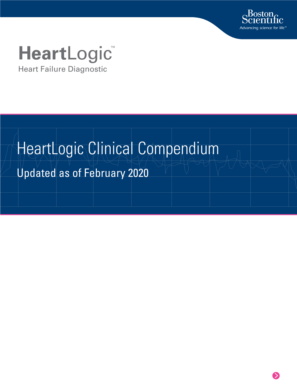 Heartlogic Clinical Compendium Updated As of February 2020 TABLE of CONTENTS