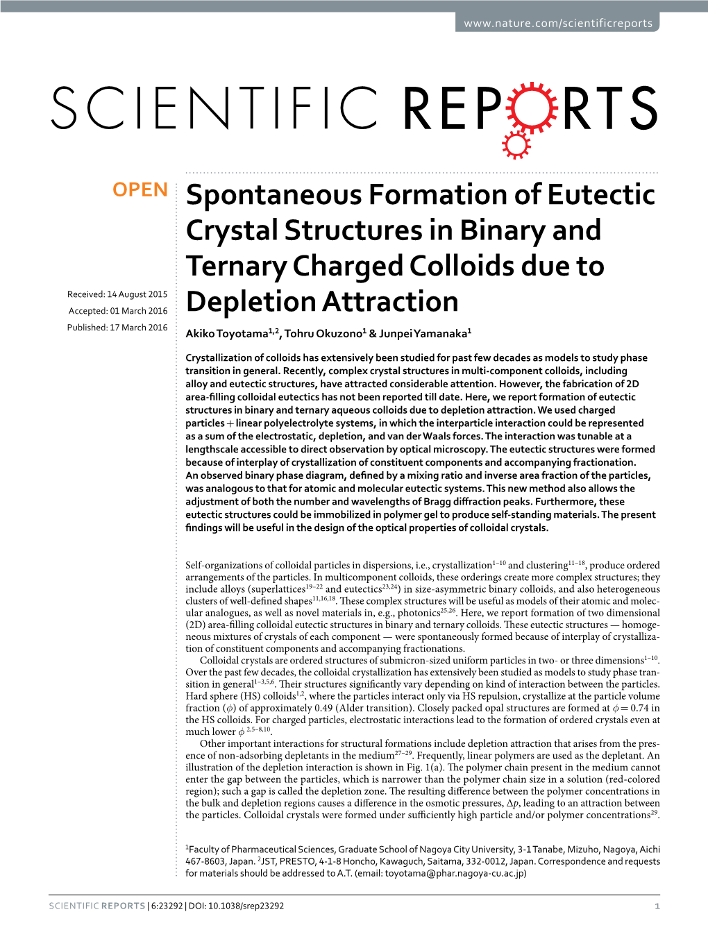 Spontaneous Formation of Eutectic Crystal Structures in Binary And