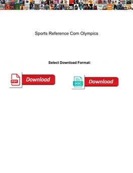 Sports Reference Com Olympics