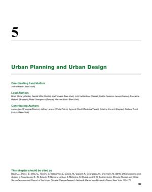 Urban Planning and Urban Design