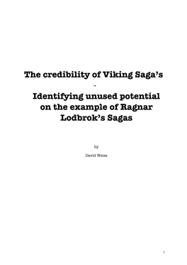 The Credibility of Viking Saga's