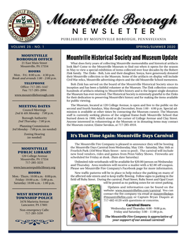 MB Spring 2020 Newsletter