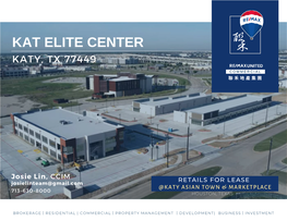 Kat Elite Center Katy, Tx 77449