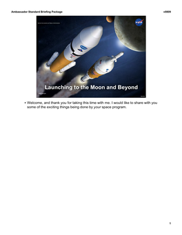 Launching to the Moon and Beyond