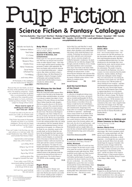 June 2021 Science Fiction & Fantasy Catalogue