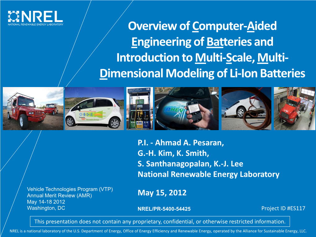 Dimensional Modeling of Li-Ion Batteries